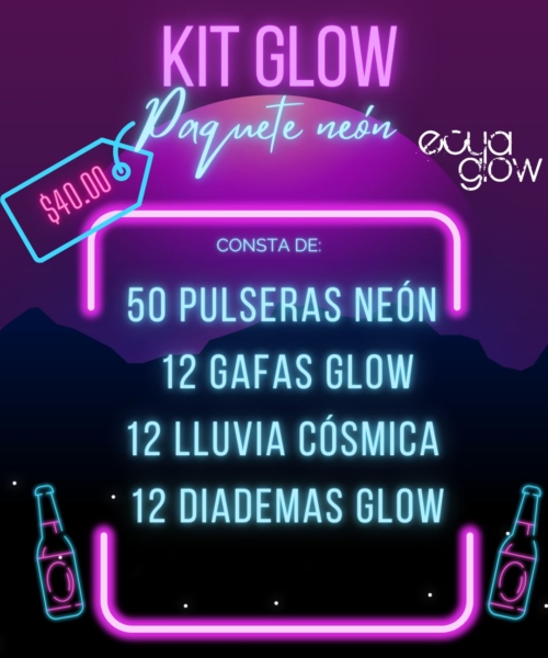 Kit Glow Paquete Neon