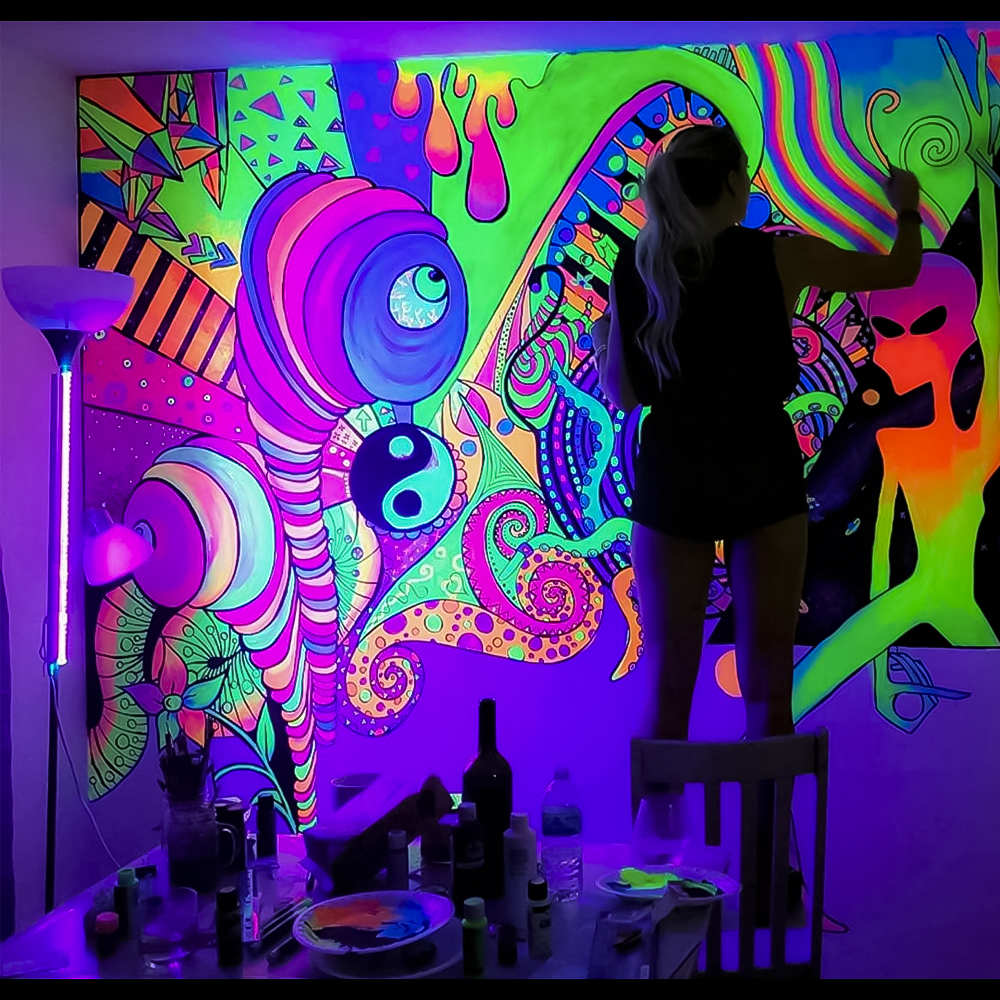 Pintura acrilica neon de galon – Ecuaglow