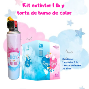 Kit Tortas de humo + Extintor 1 libra