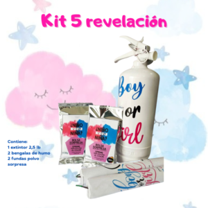 Kit Extintor+ fundas sorpresa + bengalas.