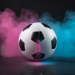 Kit Básico de Revelación de Género - Pelota de Fútbol y Bengala de Humo
