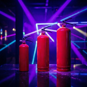 Extintores Polvo Holi NEÓN - Brillan con Luz UV