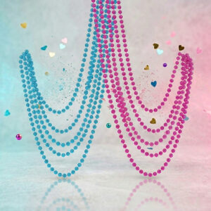 Collar de perlas Revelacion de Genero x10