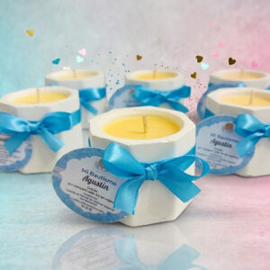 Velitas Hexagonales en Maceta (Pack x12)