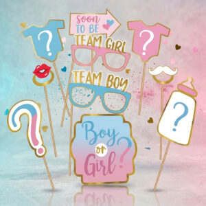 Accesorios para Fotos Revelación de Género (Set x10)