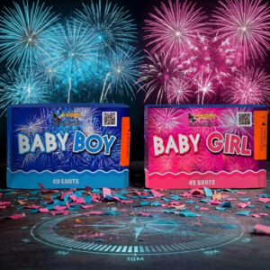 Pirotecnia Nocturna "Baby Boy or Girl" (49 Disparos)