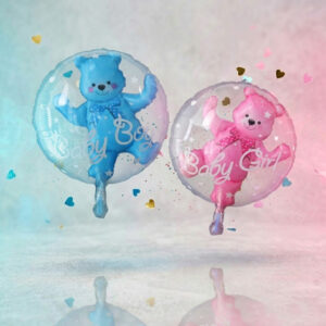 Set de Globos Ositos Revelación de Género (2 Piezas)