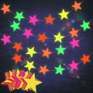 Guirnalda de Estrellas Neón Horizontal (3.40 Metros)